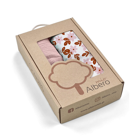 Albero Mio Prześcieradło Do Gondoli 2 szt. CP1 Retro Kwiatki