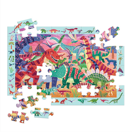 Mudpuppy Puzzle obserwacyjne Potężne dinozaury 64 elementy 4+