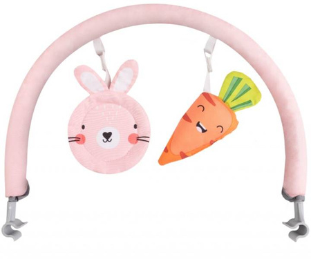 MoMi Glossy Leżaczek Króliczek