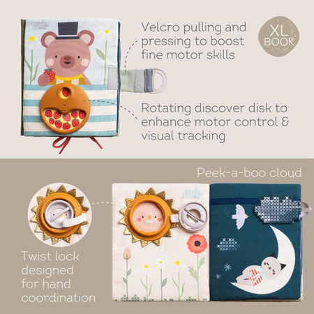 Taf Toys Fantasy Busy Book Książeczka Edukacyjna 18m+