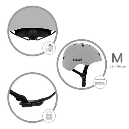 Kidwell Orix II Kask Ochronny Grey Mat M