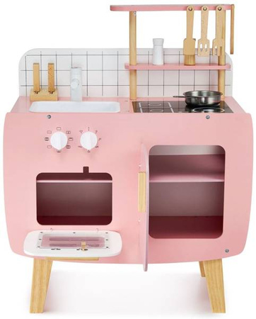 HyperMotion Drewniana Kuchnia Dla Dzieci + Akcesoria