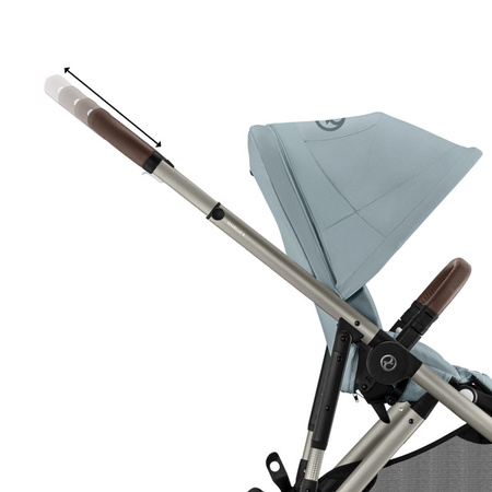 Cybex Gazelle S Wózek Spacerowy Rama Taupe Sky Blue