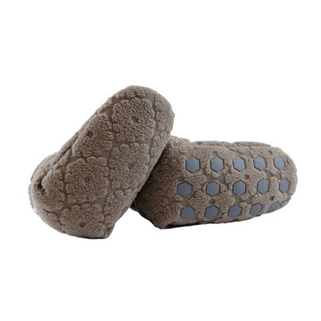 Lodger Fleece Polarowe Buciki Kapcie z Antypoślizgową Podeszwą 12-18 msc Brązowe Buffalo