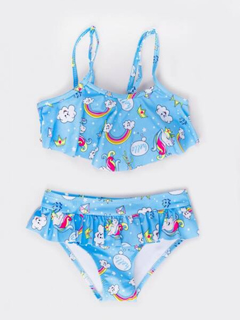 Yoclub! Kostium Plażowy Dziewczęcy 2-częściowy 92-98