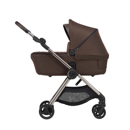 Anex IQ Premium New Transfarmation Wózek Głęboko-Spacerowy Teddy + Cybex Aton B2 i-Size Fotelik Samochodowy 0-13kg + Baza One Volcano Black