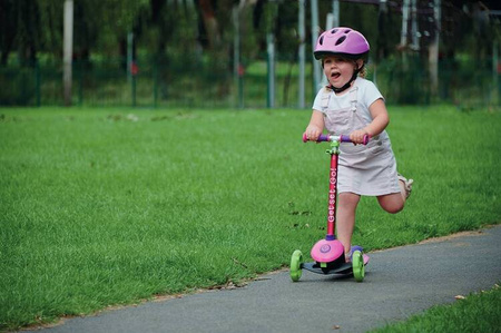 Trunki Składna Hulajnoga Mała Różówa