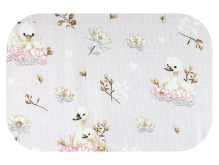 Ega Pielucha Tetrowa 70x80cm 3704 Łabędzie Różowe