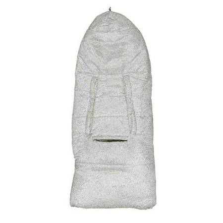 Lodger Wodoodporny Wielofunkcyjny Otulacz z Polarowym Wnętrzem Jasnobeżowy Szary Taslon Drizzle