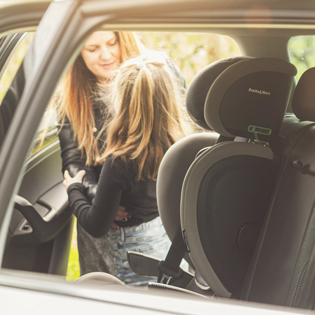 Petite&Mars Elite Fix I-Size Fotelik Samochodowy 15-36 kg Grey Air