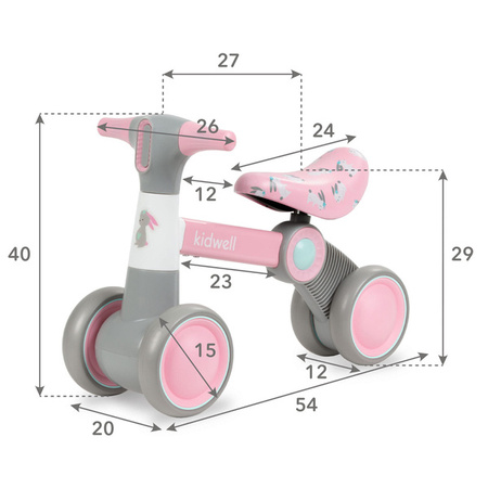 Kidwell Petito Jeździk Dziecięcy Bunny