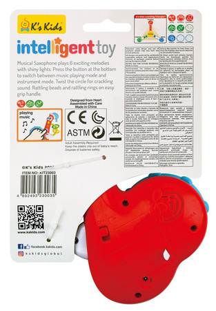 Training2s Zabawka Interaktywna - Zabawka Muzyczna Saksofon