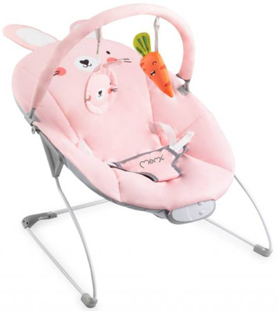 MoMi Glossy Leżaczek Króliczek