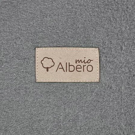 Albero Mio Kocyk Polar Bawełniany Szary J001