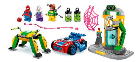 Lego Marvel Klocki Spider-Man w Laboratorium Doca Ocka 10783