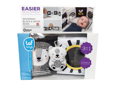 Taf Toys Książeczka Kontrastowa Sensoryczna Czarno-biała