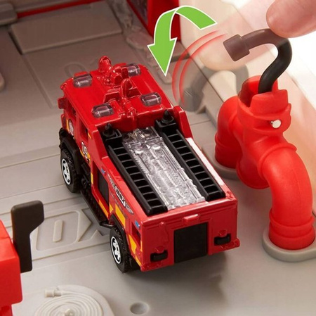 Matchbox Prawdziwe Przygody Remiza Strażacka Zestaw Światła i Dźwięki HBD76 HBL74