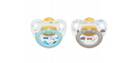 Nuk Smoczek Uspokajaj±cy Lateksowy 6-18m-cy Happy Kids 2szt/box