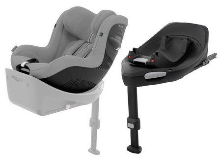 Cybex Sirona G I-Size Fotelik Samochodowy 0-20kg Plus Stone Grey + Cybex Baza G Black