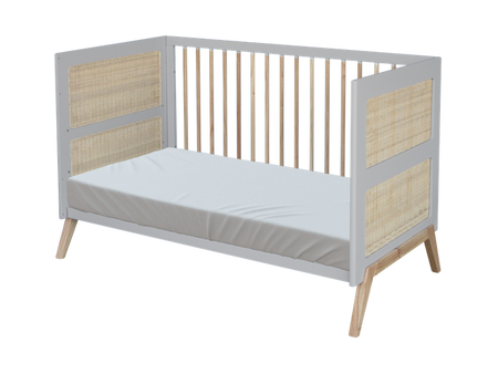 Theo Bebe Marelia Wielofunkcyjne Łóżeczko Ratanowe 70x140cm Moon