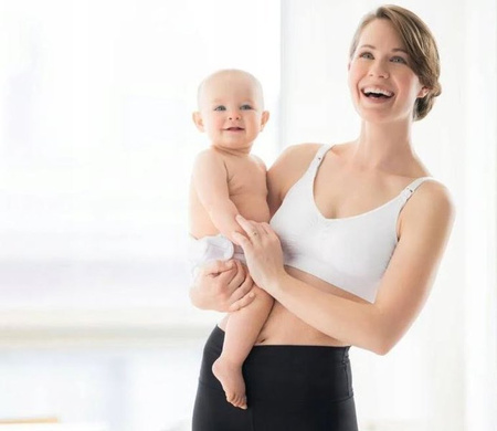 Medela Biustonosz ciążowy i do karmienia S biały