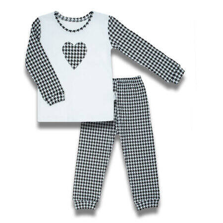 Nicol Piżama Długi Rękaw Rozmiar 122 Odcienie Szarego