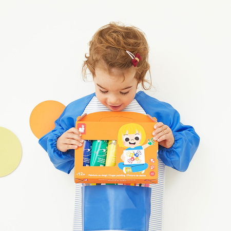 Janod Farbki do malowania rękami 5 kolorów 12m+