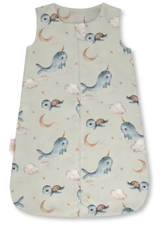 Waldin Śpiworek 0.5 TOG Wieloryb Oliwkowy Rozmiar S