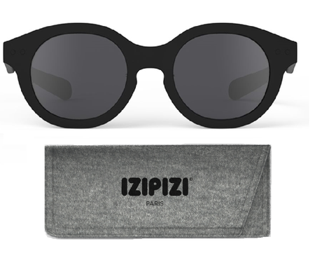 IZIPIZI Okulary Przeciwsłoneczne dla Dzieci 3-5 lat Czarny C