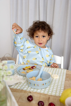 Lassig Zestaw śliniaków z długim rękawem 2szt. 6m+ Happy Fruits Lemon