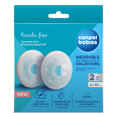 Canpol Kolektory Mleka Muszle Laktacyjne 2 szt. 1/700