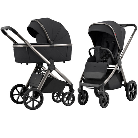 Carrello Omega CRL-6530 Wózek Głęboko-Spacerowy Absolut Black