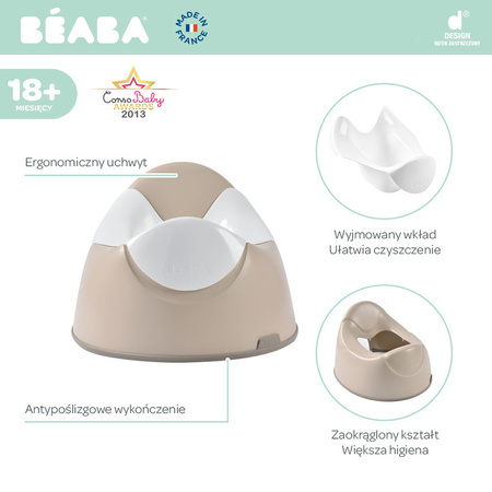 Beaba Nocnik z wyjmowanym wkładem Clay