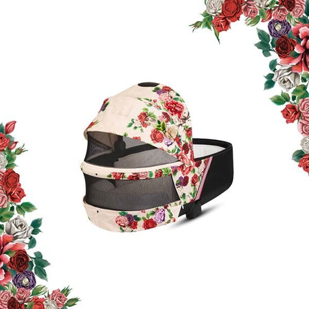 Cybex Priam 2.0 Lux Wózek Głęboki Rama Rose Gold Spring Blossom Light