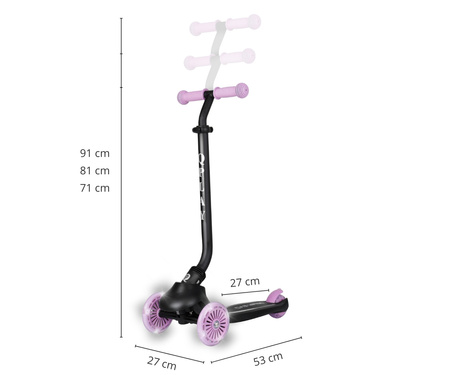 Qplay Hulajnoga Sema Evo 3w1 Violet