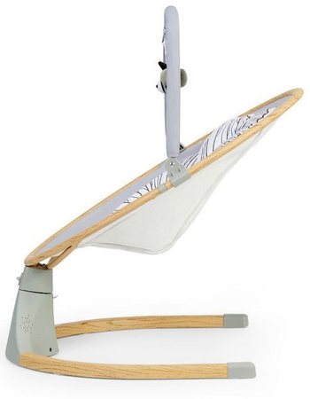 Kinderkraft Lumi Wooden Leżaczek Bujaczek Elektryczny Bluetooth