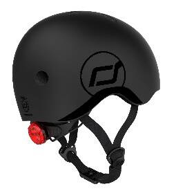 Scootandride Kask S-M dla Dzieci 3+ lat Black