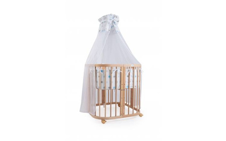 Waldin Wyposażenie do Łóżeczka 7w1 Niebieskie Gwiazdki