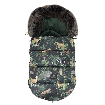 Makaszka Śpiworek Premium Do Wózka 0-18m Woodland