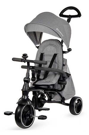 Kinderkraft Jazz Rowerek Trójkołowy Grey Melange