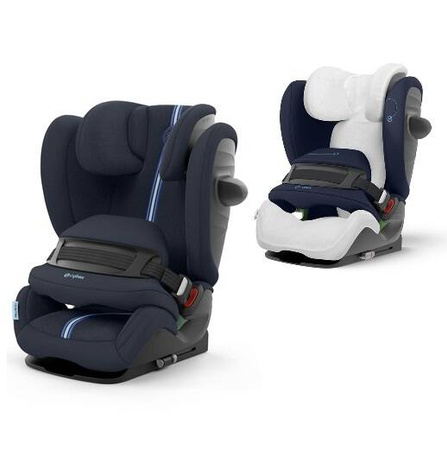 Cybex Pallas G I-Size Plus Fotelik Samochodowy 9-50 kg + Tapicerka Letnia Ocean Blue Plus 2023