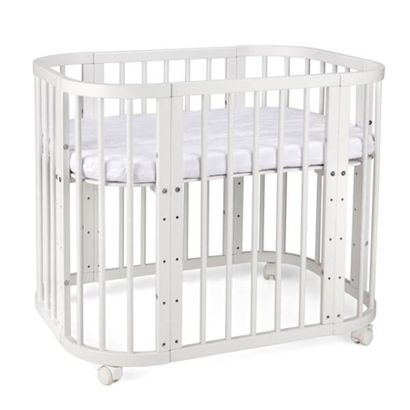 Waldin Łóżeczko 5w1 Z Kołyską Biały