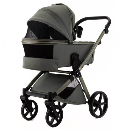 Adamex Alfa Natura Wózek Głęboko-Spacerowy Salvia