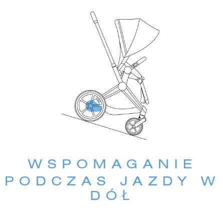 Cybex ePRIAM Rama w zestawie ze Stelażem Siedziska Chrome + Czarny E-PRIAM