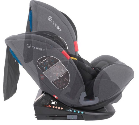 Coletto Cascade Isofix Fotelik Samochodowy 0-36 kg RWF Red