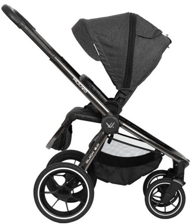 Muuvo Quick 2.0 Wózek Spacerowy Black Chrome Anthracite