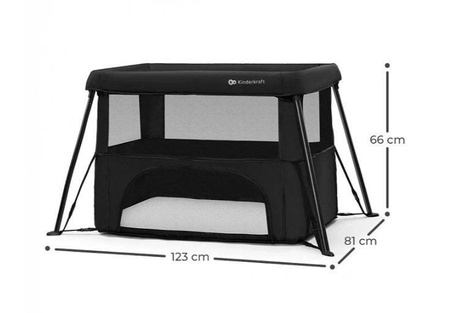 Kinderkraft Cami Łóżeczko Turystyczne Grey