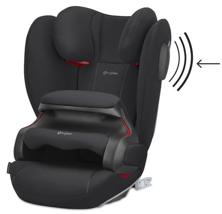 Cybex Pallas B2-Fix + Lux Fotelik Samochodowy 9-36 kg Volcano Black