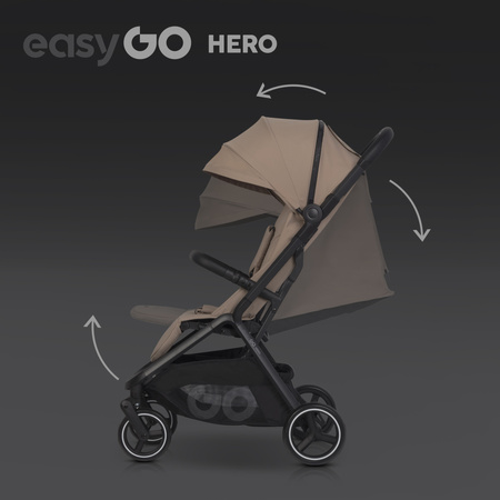 Easy Go Hero Wózek Spacerowy Golden Beige