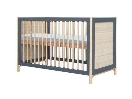 Theo Bebe Oceania Łóżeczko Ratanowe 60x120cm Silex